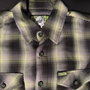 DIXXON “The Ace” Black and Yellow Casual Button Down Shirt